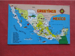 Map Greetings > Mexico  Ref 6374 - Mexique