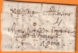 1684 - Lettre Pliée De 2 Pages De LA REOLE, Gironde Vers Poncy ? - Taxe 4 - Règne De Louis XIV - ....-1700: Vorläufer