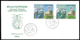 LIBYA 1980 WHO Health Medicine Doctors Hospital Surgery (FDC) - OMS