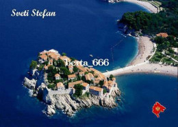 Montenegro Sveti Stefan Aerial View New Postcard - Montenegro