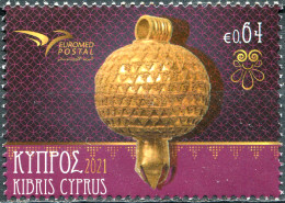 Cyprus 2021. Handicraft Jewelry In The Mediterranean (MNH OG) Stamp - Unused Stamps