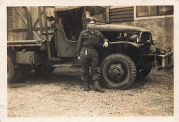 Matériel Militaire , Militaria * Camion , Caserne Des Essence De Kehl * Photo Ancienne 8.8x6.2cm - Ausrüstung