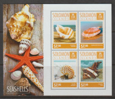 Solomon Islands 2014 Shells Sheetlet MNH - Schelpen