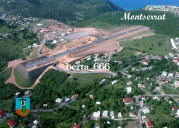 Montserrat Island John Osborne Airport Aerial View New Postcard - Other & Unclassified