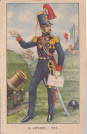 CPA (  Militaria ) ARTILLERIE  1835 (b.bur Theme) Defaut - Uniformi