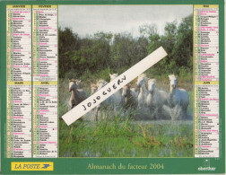 Almanach Du Facteur La Poste 2004 Chevaux (recettes, Plan Wattrelot Dunkerque Lille Cambrai Roubaix Douai Armentières - Groot Formaat: 1991-00