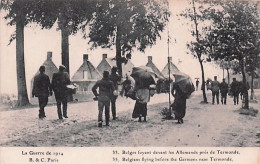 TERMONDE - DENDERMONDE -Belges Fuyant Devant Les Allemands Pres De Termonde - 1915 - Guerre 1914 - Dendermonde