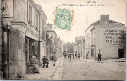 77 ESBLY - La Rue Du Chemin De Fer  - Esbly