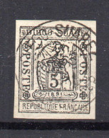 !!! DIEGO SUAREZ, N°10 OBLITERE, SIGNE BRUN - Used Stamps