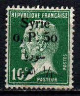 SYRIE - Mandat Français - Timbre Pasteur - Unused Stamps