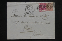 CAP DE BONNE ESPÉRANCE - Devant D'enveloppe De Umtata Pour Paris En 1897 - L 151471 - Capo Di Buona Speranza (1853-1904)