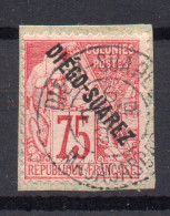 !!! DIEGO SUAREZ, N°23 OBLITERE SUR FRAGMENT - Used Stamps