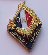 PO212 Pin's Armée Militaire ONU République Française Achat Immédiat - Militares