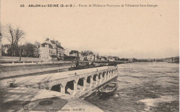 ABLON Sur SEINE  Entrée De L'écluse - Ablon Sur Seine