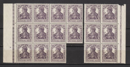 17x MiNr. 101 **  (0152) - Neufs