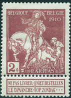 89 * Met Plakker - Obp 8 Euro - 1910-1911 Caritas
