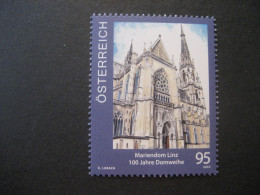 Österreich 2024/04- 100 Jahre Mariendom Linz, Serie: Kirchen In Österreich 95 Ct. Ungebraucht - Unused Stamps
