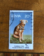 Kenya Dog 20SH Fine Used - Kenia (1963-...)