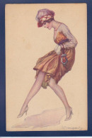 CPA BOMPARD Femme Woman Illustrateur Italien Non Circulée 992-6 - Bompard, S.