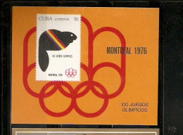 CUBA 1976 MONTREAL OLIMPIC GAMES - Estate 1976: Montreal