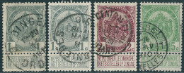 81/83 + 81a Gestempeld - Obp 8,85 Euro - 1893-1907 Armoiries