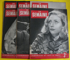 6 Revues La Semaine De 1943. Actualités Guerre Photos Collaboration Greta Garbo Menton Mussolini Pacifique Nantes - War 1939-45