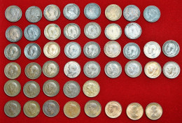 UK / Great Britain • Farthing 46x • ALL DIFFERENT • 1860-1954 • Mostly In High Grade • See Photos + Details • [24-556] - Collections