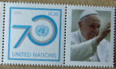 N1-H5 :  Nations Unies New York : Visite Du Pape François - Unused Stamps