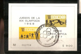 MEXICO 1968 OLIMPIC GAMES WITH FDC STAMP - Verano 1968: México