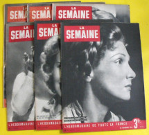 6 Revues La Semaine De 1943-44. Actualités Guerre Photos Collaboration Japon Thailande Siam Bamaw Boxe Raimu - War 1939-45