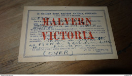 QSL - AUSTRALIA, Malvern Victoria, 1926 ........... PHI ..... QSL-30 - Radio Amatoriale