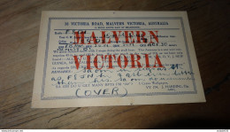 QSL - AUSTRALIA, Malvern Victoria, 1926 ........... PHI ..... QSL-30 - Radio Amateur