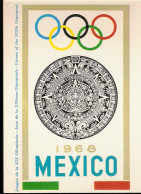 CARTOLINA D'EPOCA OLIMPIC GAME MEXICO 1968 CITTA DEL MESSICO - Ete 1968: Mexico