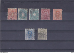 ITALIE 1891 Yvert 56-62 Oblitéré, Used Cote : 18 Euros - Gebraucht