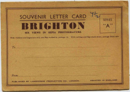 3197 - Angleterre -  BRIGHTON :  Carnet De 6 Vues  Complet   1945/1950 - Brighton