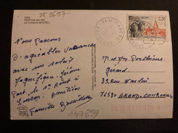 CP TP YT 2657 CLUNY 2,30 OBL.30-7 1990 84 MIRABEAU VAUCLUSE - Storia Postale