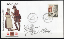 Martin Mörck. Denmark 2001. Int. Stamp Exhibition HAFNIA'01. Michel 1287. Cover. Special Cancel. Signed. - Storia Postale