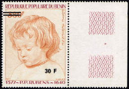 Benin 1995 Overprint Surcharge 30 F - Mi 659 Sc C483 - Rubens - Portrait D'enfant - CV 50 Euros MNH ** - Rubens
