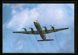 AK Propeller-Turbinen-Verkehrsflugzeug IL 18, Interflug  - 1946-....: Era Moderna