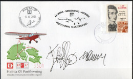 Martin Mörck. Denmark 2001. Int. Stamp Exhibition HAFNIA'01. Michel 1287. Cover. Special Cancel. Signed. - Briefe U. Dokumente