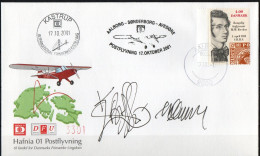 Martin Mörck. Denmark 2001. Int. Stamp Exhibition HAFNIA'01. Michel 1287. Cover. Special Cancel. Signed. - Cartas & Documentos