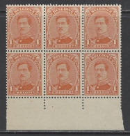 Belgique - 1915 - COB  135 **/* (MNH/MH) - Type I - Charnière Sur 2 Timbres - 1915-1920 Albert I