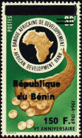 Benin 1996 Overprint Surcharge 150 F - Mi 721 Sc 905 - Banque Africaine Du Développement - CV 40 Euros MNH ** - Bénin – Dahomey (1960-...)