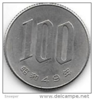 *japan 100 Yen  49  = 1974 Km 82   Xf+ - Japón