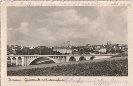 AK Pirmasens, Gesamtansicht Mit Hindenburgbrücke 1939 - Pirmasens