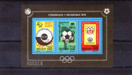 Uruguay 1974, Olympic Games In Innsbruk, FIFA World Cup In Germany, UPU, Block - 1974 – Allemagne Fédérale