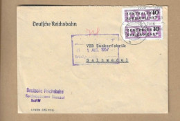 Los Vom 08.04 -  ZKD Brief Aus Stendal Nach Salzwedel 1857 - Central Mail Service