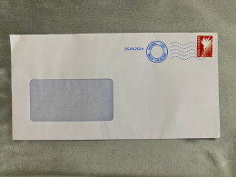 Enveloppe Circulée + Timbre Oblitéré Cagou Rouge - N-C - Storia Postale