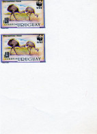 Uruguay 1993, WWF, Nandu, IMPFERFOATED Marginal Border - Ungebraucht