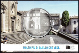 ITALIA - VITERBO - MOLTO PIU' DI QUELLO CHE VEDI - PALAZZO PAPALE - LENTE INGRANDIMENTO - PROMOCARD - I - Eglises Et Cathédrales